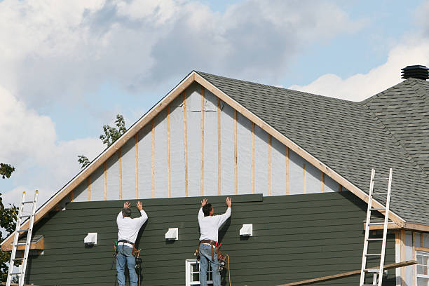 Professional Wood Siding technician working in Union City, OH